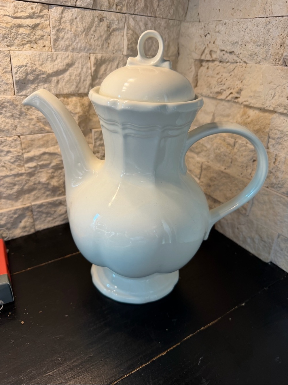 Mikasa French Countryside F9000 White Coffee Pot & Lid Excellent Condition